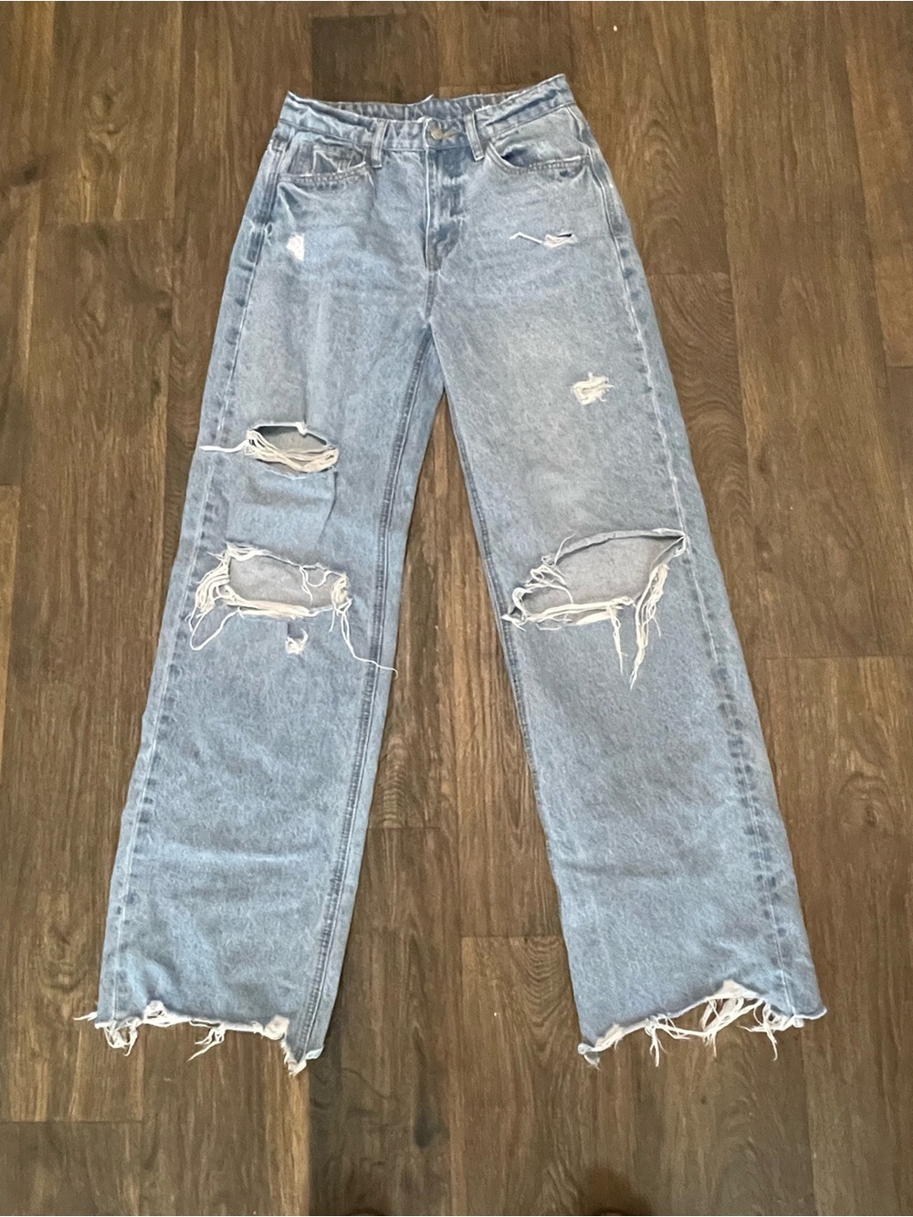 Flying Monkey distressed jeans